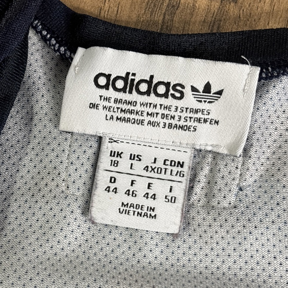 Adidas Men's‎ Athletic Short Sleeve Shirt Large Navy Blue - Picture 6 of 8